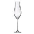 Set 6 Pahare Sampanie Bohemia Limosa Optic 300 ml