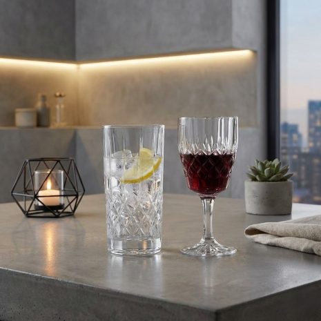 Set de 12 Pahare Cristal Bohemia Angela