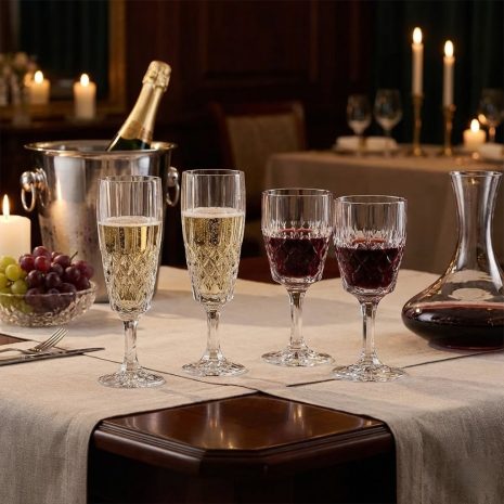 Set de 12 Pahare din Cristal Bohemia Angela