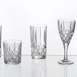 Set de 18 Pahare Cristal Bohemia Brixton