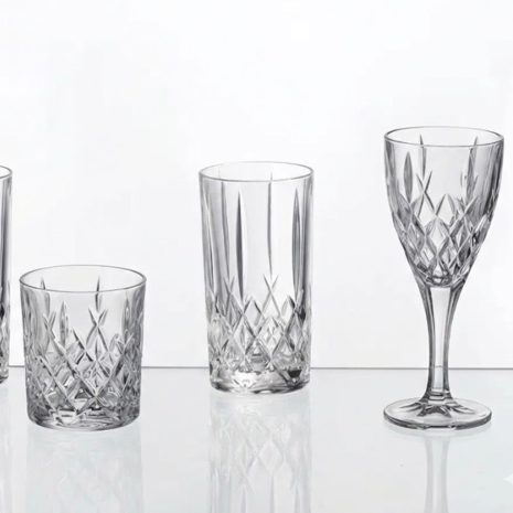 Set de 18 Pahare Cristal Bohemia Brixton