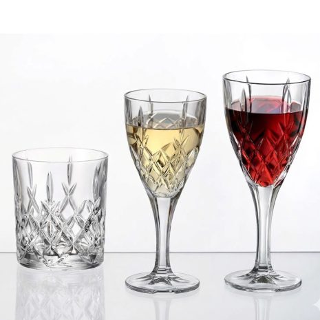 Set 18 Pahare din Cristal Bohemia Brixton