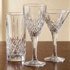 Set de 18 Pahare din Cristal Bohemia Brixton