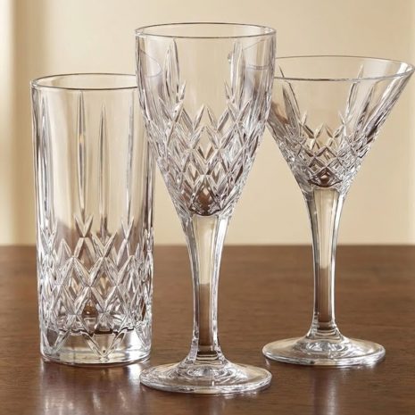 Set de 18 Pahare din Cristal Bohemia Brixton