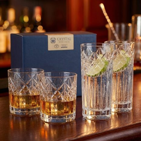 Set 12 Pahare Apa, Whisky Bohemia Lenas Set 12 Pahare Apa, Whisky Bohemia Lenas