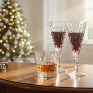 Set 12 Pahare Vin Whisky Cristal Bohemia Patriot