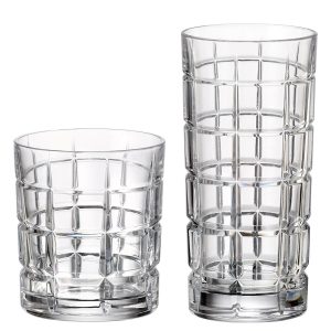 Set 12 Pahare Whisky Apa Cristal Bohemia Timesquare