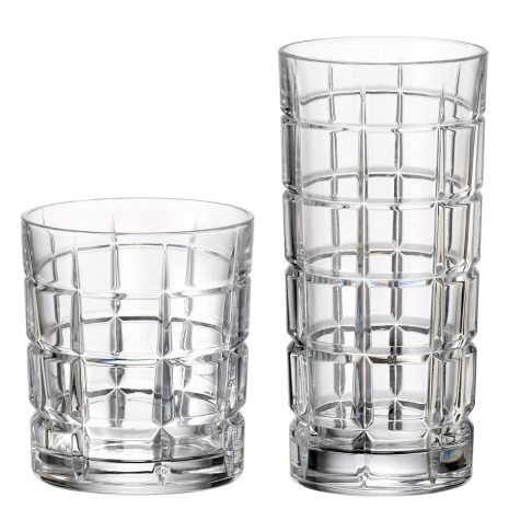 Set 12 Pahare Whisky Apa Cristal Bohemia Timesquare