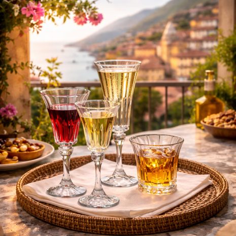 Set 24 Pahare Whisky Vin Sampanie Bohemia Wellington