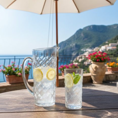 Set 6 Pahare Apa cu Carafa Bohemia Tiny Set 6 Pahare Apa cu Carafa Bohemia Tiny