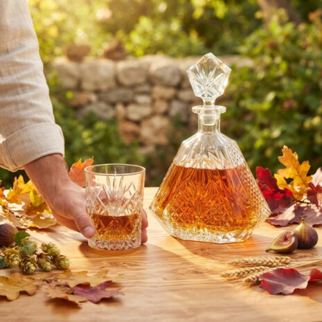 Set 6 Pahare cu Sticla Whisky Cristal Bohemia Alexandra