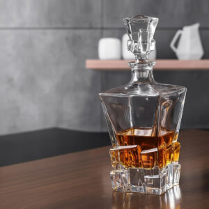 Decantor Whisky Cristal Bohemia Crack 900 ml