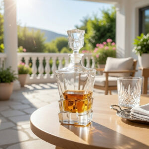 Decantor Whisky Cristal Bohemia Crack 900 ml