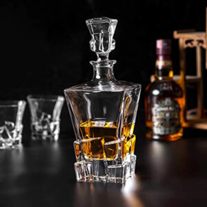 Decantor pentru Whisky Cristal Bohemia Crack 900 ml 1