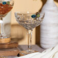 Set 6 Cupe Sampanie Cristal Bohemia Dover 370 ml