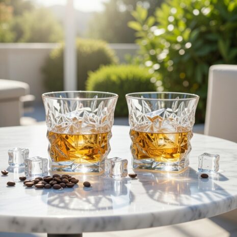 Set 6 Pahare Whisky Cristal Bohemia Glacier 350 ml