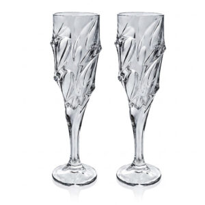 Set 6 Pahare pentru Sampanie Bohemia Calypso 180 ml