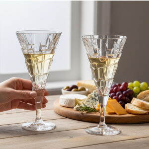 Set 6 Pahare Vin Cristal Bohemia Crack 230 ml