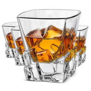 Set 6 Pahare pentru Whisky Cristal Bohemia Crack 310 ml