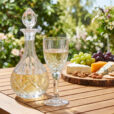 Set 6 Pahare Vin Alb cu Sticla Cristal Bohemia Sheffield