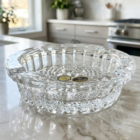 Scrumiera din Cristal Bohemia Alexandria 18 cm Scrumiera din Cristal Bohemia Alexandria 18 cm