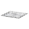Set de 6 Platouri din Cristal Bohemia Pierced 18.5 cm