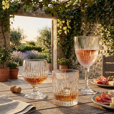 Set 18 Pahare Vin Whisky si Coniac Cristal Bohemia Vibes
