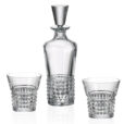 Set 6 Pahare Whisky cu Sticla Cristal Bohemia Trinity