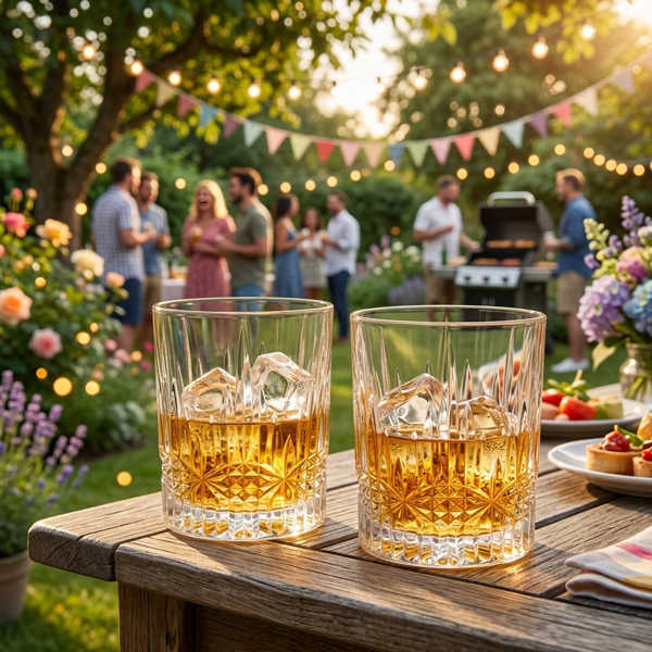 Pahare de whisky din cristal Bohemia