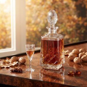 Set 6 Pahare Aperitiv cu Sticla Cristal Bohemia Sheffield