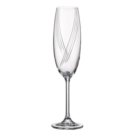 Set 6 Pahare Sampanie Bohemia Colibri Optic 220 ml Set 6 Pahare Sampanie Bohemia Colibri Optic 220 ml