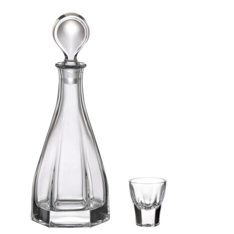 Set 6 Pahare Shot cu Sticla Cristal Bohemia Victoria Set 6 Pahare Shot cu Sticla Cristal Bohemia Victoria