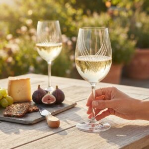 Set 6 Pahare de Vin Alb Bohemia Colibri Optic 350 ml