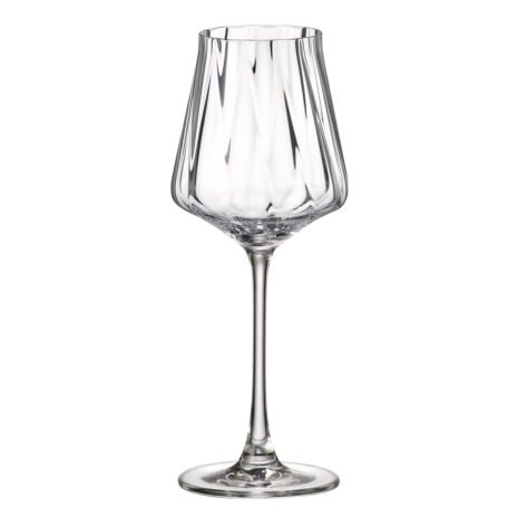 Set 6 Pahare de Vin Alb Bohemia Cettia Optic 370 ml Set 6 Pahare de Vin Alb Bohemia Cettia Optic 370 ml