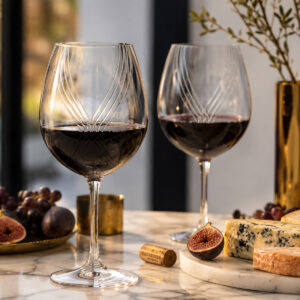 Set 6 Pahare de Vin Rosu Bohemia Colibri Optic 570 ml