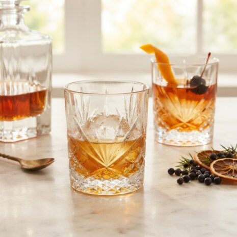 Set 6 Pahare de Whisky Cristal Bohemia Elington 450 ml Set 6 Pahare de Whisky Cristal Bohemia Elington 450 ml