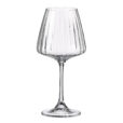 Set 6 Pahare de Vin Rosu Bohemia Corvus Optic 360 ml