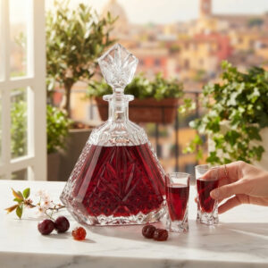 Set 6 Pahare Shot cu Decantor Bohemia Alexandra