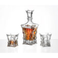 Set 6 Pahare de Whisky cu Decantor Cristal Bohemia X-Lady