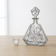 Set 6 Pahare de Tuica cu Decantor Cristal Bohemia Alexandra