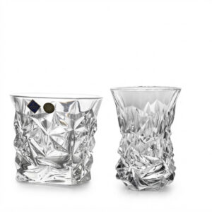 Set 12 Pahare Whisky si Aperitiv Cristal Bohemia Glacier