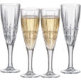 Set 4 Pahare Sampanie Cristal Bohemia Dover 180 ml