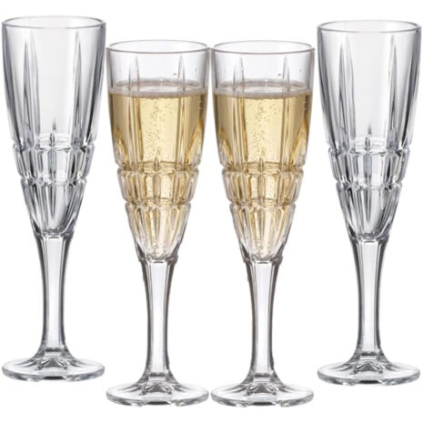 Set 4 Pahare Sampanie Cristal Bohemia Dover 180 ml Set 4 Pahare Sampanie Cristal Bohemia Dover 180 ml