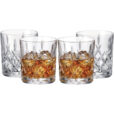 Set 4 Pahare Whisky Cristal Bohemia Brixton 320 ml
